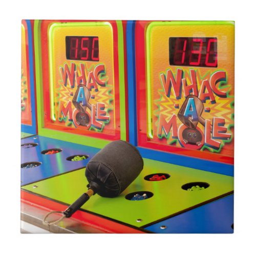 Whac A Mole Arcade Game Tile