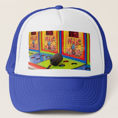 Whac A Mole Arcade Game Trucker Hat