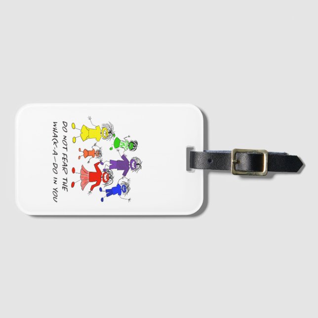 Whack-A-Do Luggage Tag (Front Horizontal)