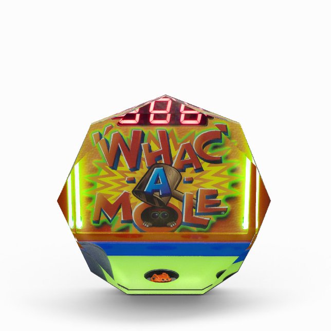Whack a Mole Carnival Game Award (Front)