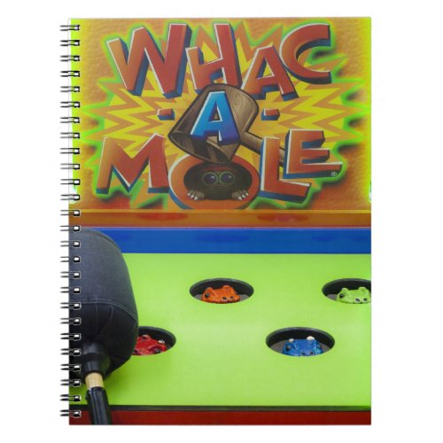 Whack a Mole Carnival Game Notebook