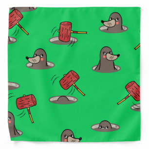 Whack-A-Mole Pattern Bandana