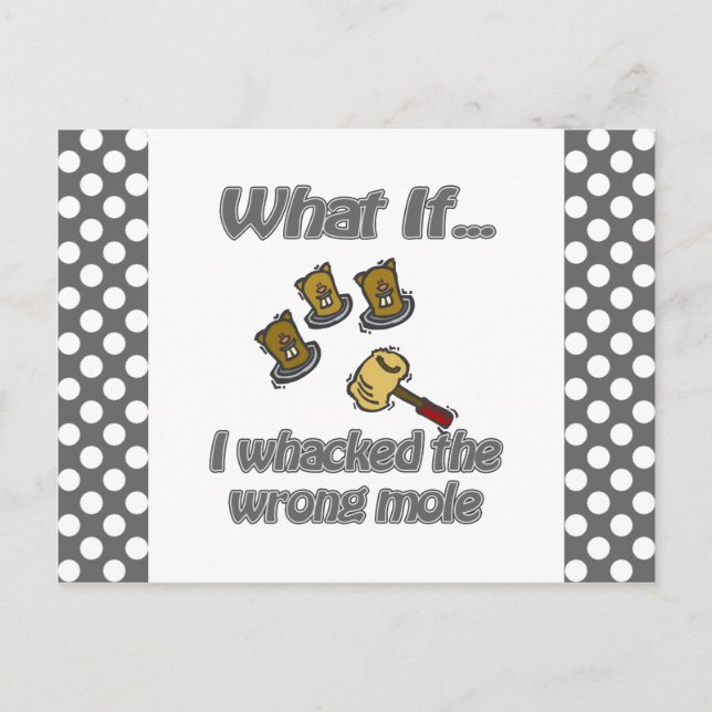 whack a mole postcard (Front)