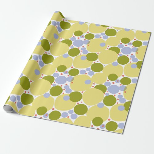 Whacky Dot Wrapping Paper in Yellow