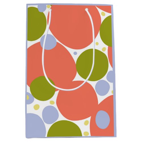 Whacky Polka Dot Gift Bag in Red and Green