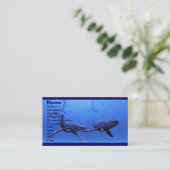 Whale 01 Business Card (Standing Front)