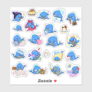 Whale 22 Stickers
