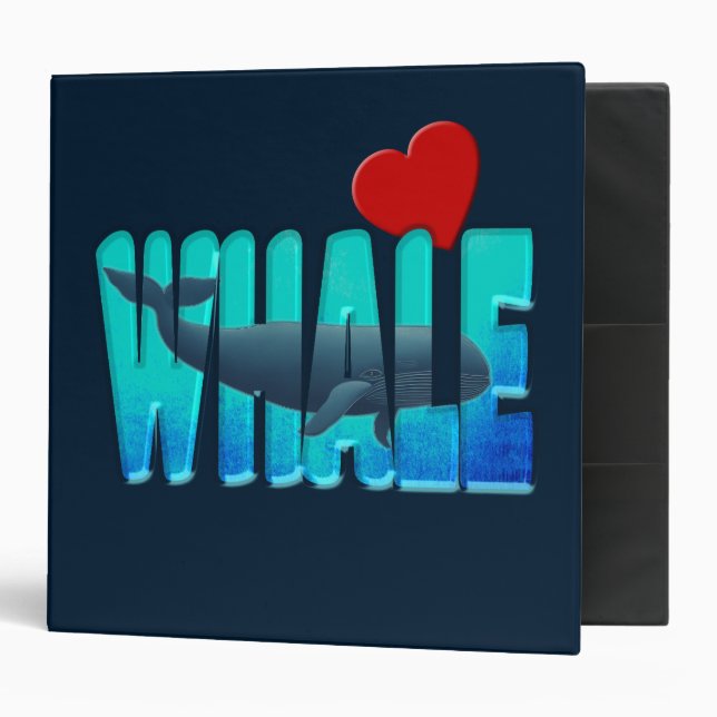 whale 3 ring binder (Front/Inside)
