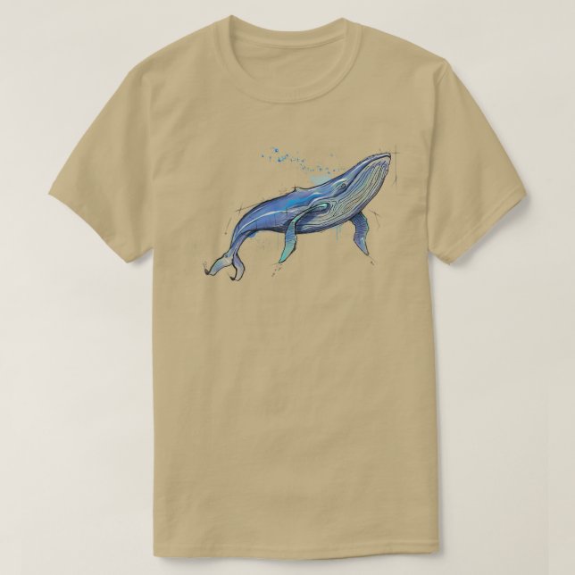 whale 40 1 T-Shirt (Design Front)