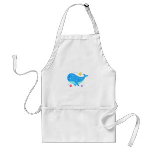 Whale Adult Apron