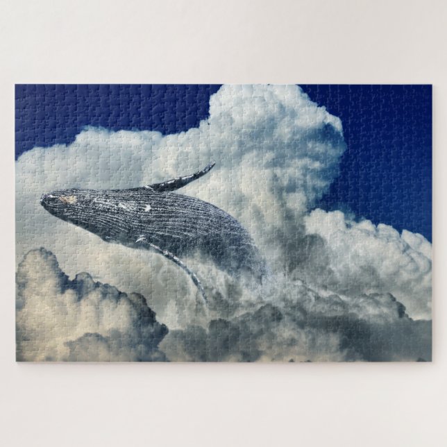 Whale and Clouds Jigsaw Puzzle (Horizontal)