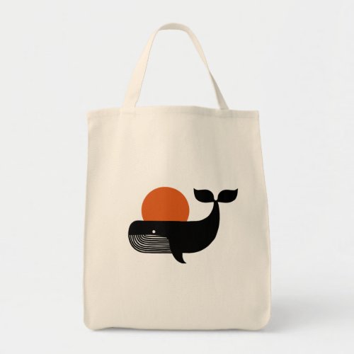 Whale and the Sun Tote Bag