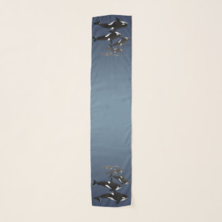 Whale Art Scarf Orca Whales Scarves & Gifts