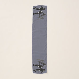 Whale Art Scarf Orca Whales Scarves & Gifts