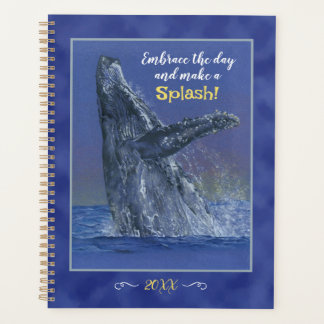 Whale Art with Fun Saying Weekly/Daily Planner