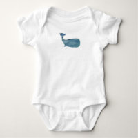 Whale Baby Bodysuit