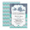 Whale Baby Shower Personalized Invitation Baby Boy