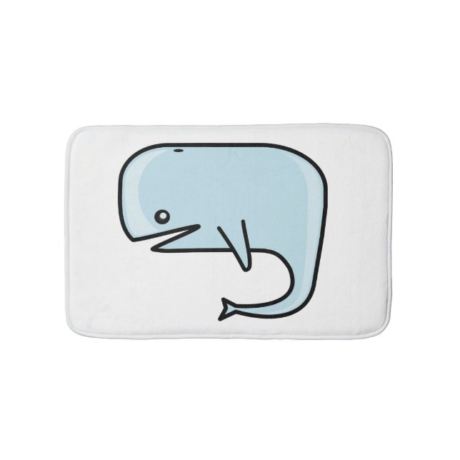 Whale Bathroom Mat (Front)