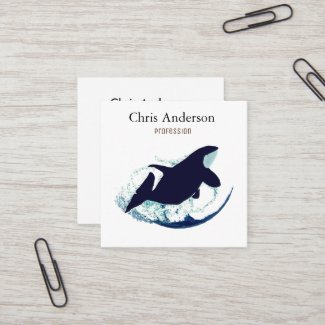 Whale Big Fish  Business Card