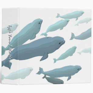 Whale Binder Custom Beluga Whale Binder / Album