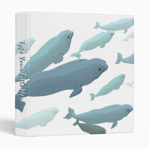 Whale Binder Custom Beluga Whale Binder / Album