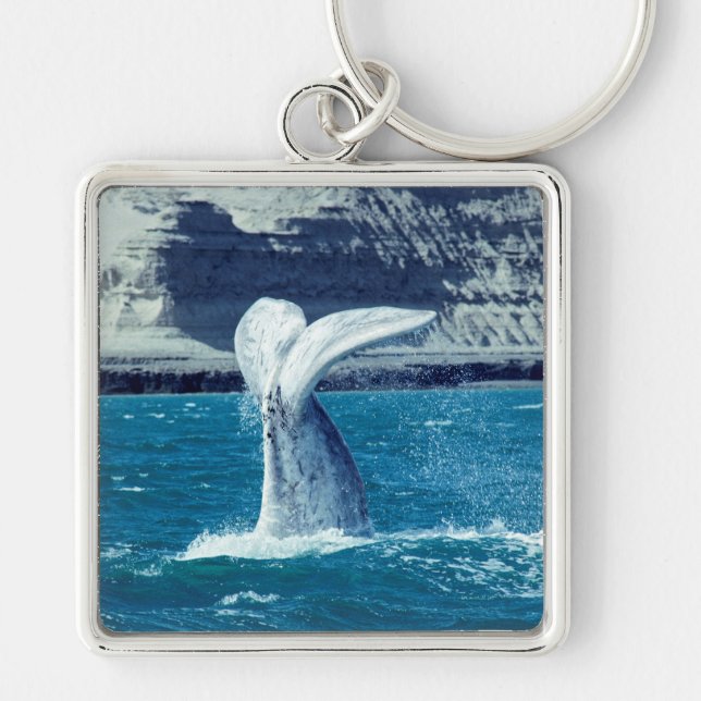 Whale calf tail - Argentina Keychain (Front)