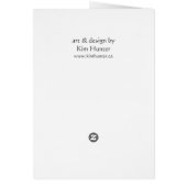 Whale Cards Personalized Beluga Whale Art Cards (Back)