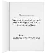 Whale Cards Personalized Beluga Whale Art Cards (Inside (Right))