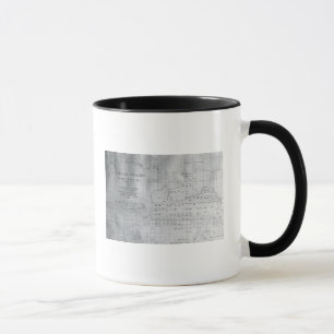 Whale Chart of the North Pacific, 1851 Mug