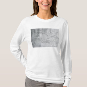 Whale Chart of the North Pacific, 1851 T-Shirt
