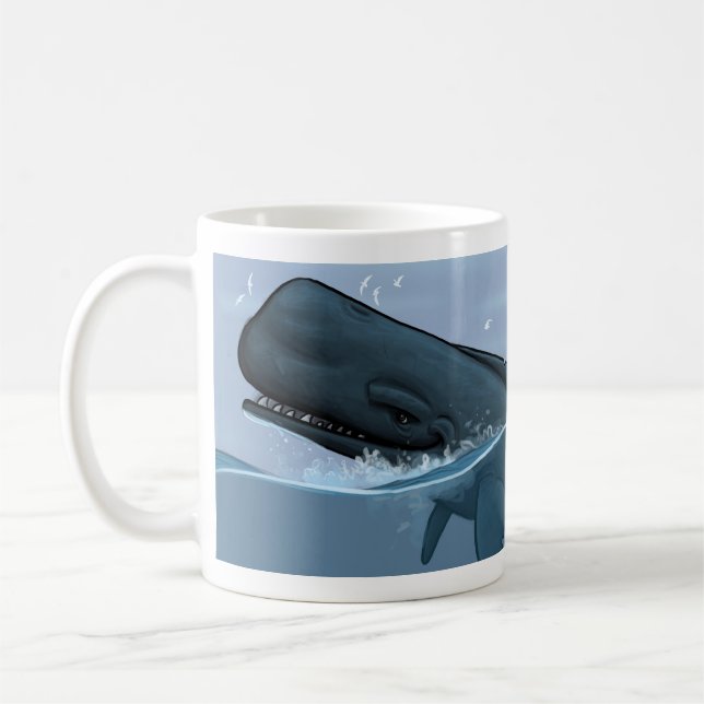Whale  coffee mug (Left)