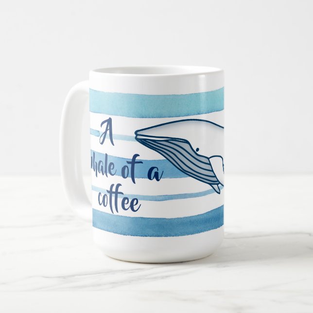 Whale Coffee Mug (Front Left)