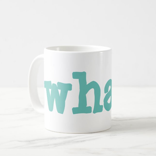 whale coffee mug (Front Left)