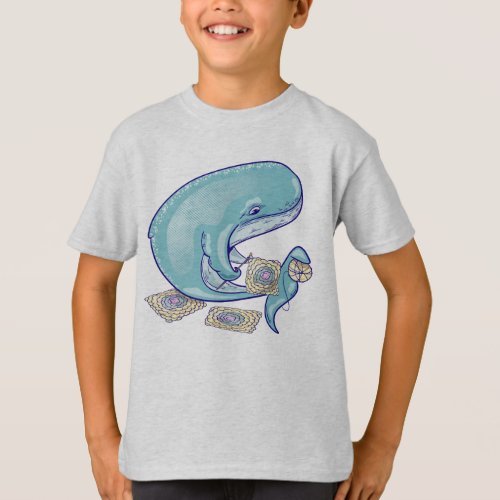 Whale Crocheting T_Shirt