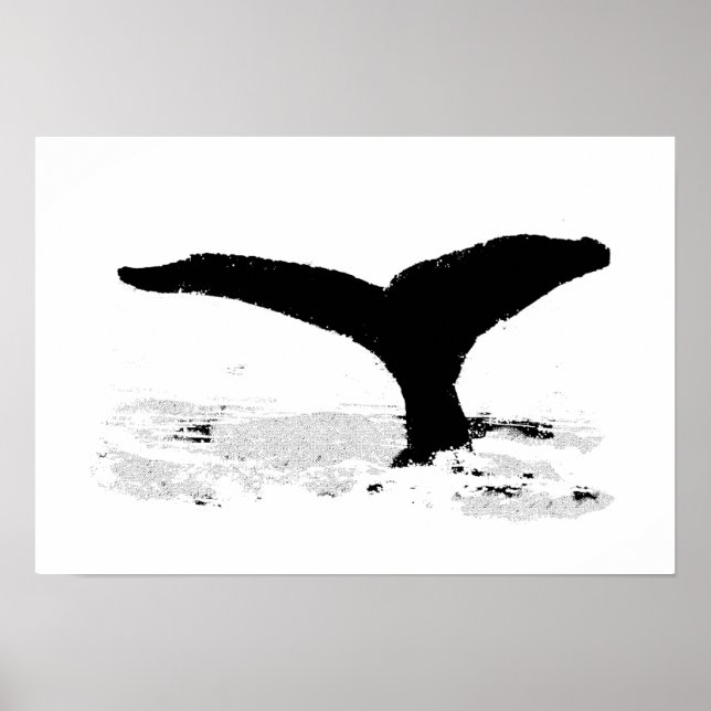 Whale decorative poster (Front)