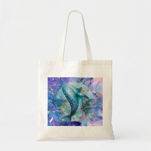 Whale Design Tote Bag