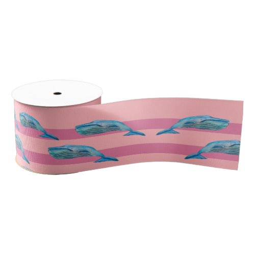 Whale Dolphins Sea animals Fish  Ribbon