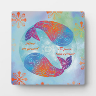 Whale dream plaque