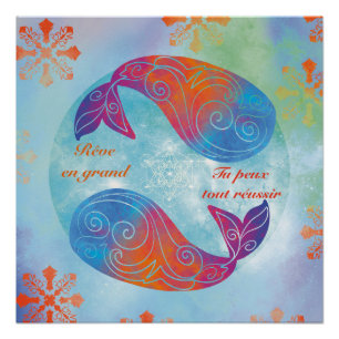 Whale dream poster