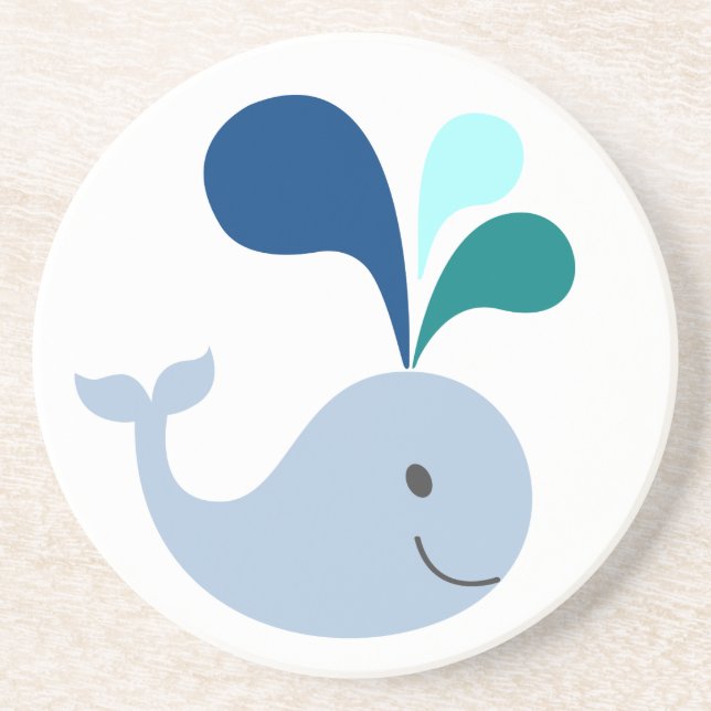 Whale Drink Coaster (Front)