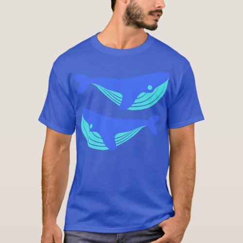 Whale Duo T T_Shirt