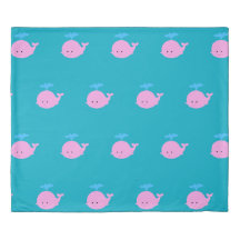 Whale Duvet Cover, Cute Personalized Bedding