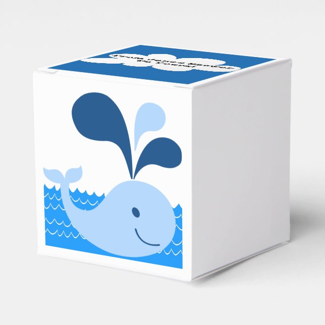 Whale Favor Boxes (Front Side)