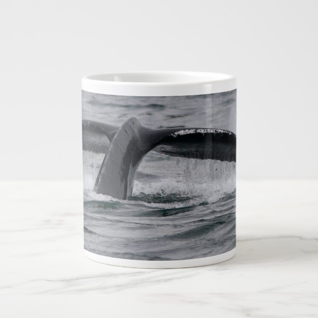 whale giant coffee mug (Front)