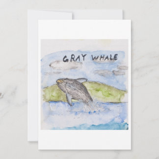 Whale Greeting Card