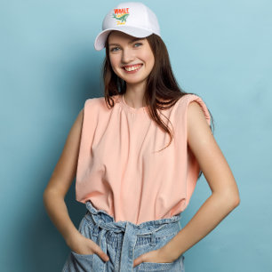 Whale Hello There Blue Whale Sea Life Snap Back Hat