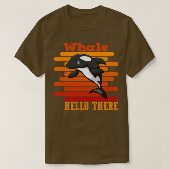 Whale Hello There T-Shirt (Design Front)