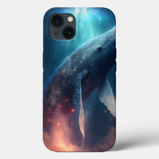 Whale In The Sky Fantasy Art Case-Mate iPhone Case (Back)