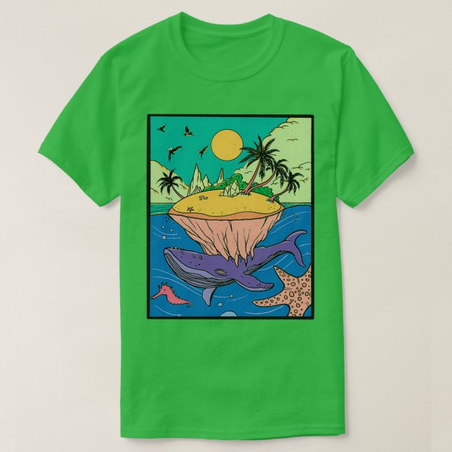 Whale Island Fantasy T-Shirt (Design Front)