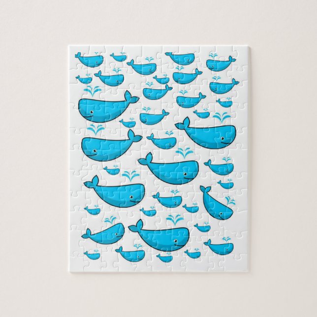 Whale Jigsaw Puzzle (Vertical)